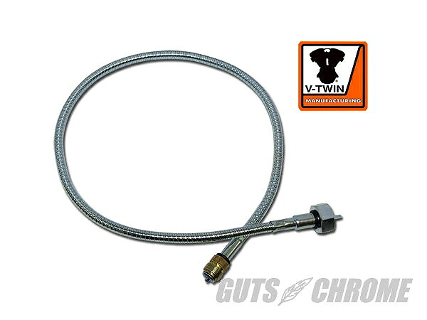 V-TWIN 36-2540 純正レプリカ スピードメーターケーブル ジンク ガッツ クローム 36-2540｜バイクマン　店 12,646円