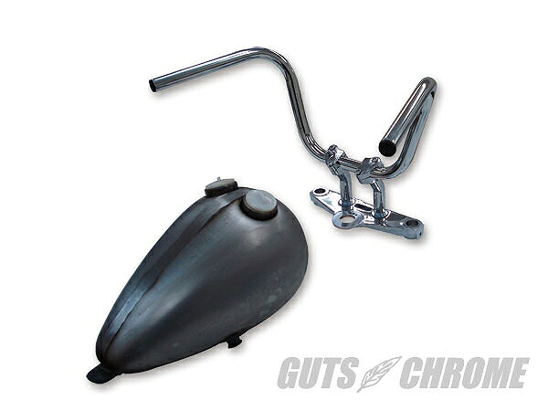 GUTS CHROME ガッツ クローム 2001-0612 クローム CHOPPER チョッパーバー ハンドル ヘコミ無し ガッツ クローム 2001-0612｜バイクマン　店