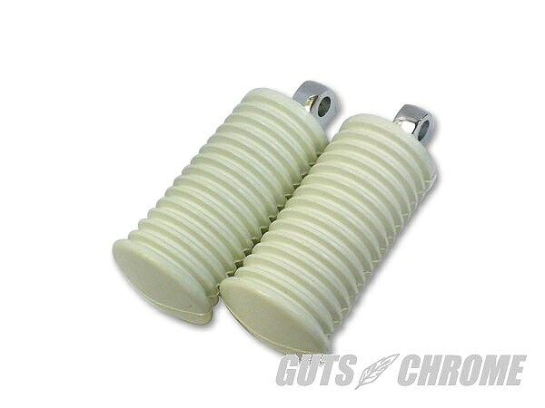 GUTS CHROME ガッツ クローム 2600-1050 純正タイプ フットペグ ホワイト ガッツ クローム 2600-1050
