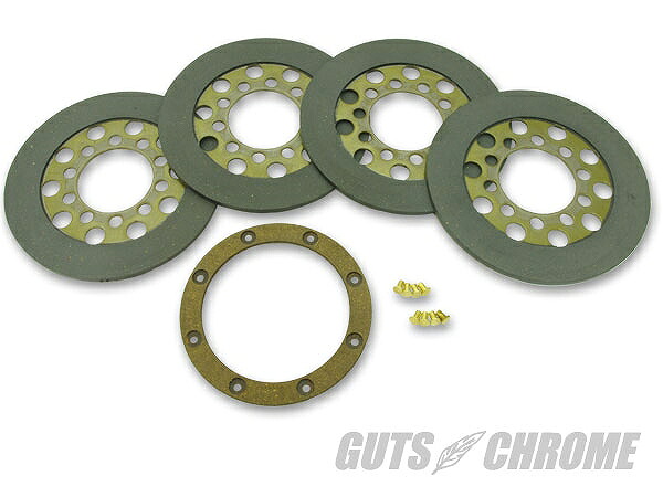 GUTS CHROME ガッツ クローム 7100-1001 クラッチ板セット 36-67年ビックツイン用 ガッツ クローム 7100-1001