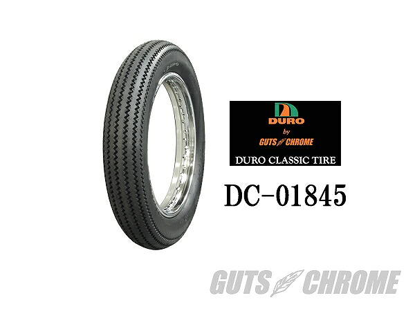 ADLERT DC-01845 タイヤ 4.50X18インチ フロント/リア ガッツ クローム dc-01845