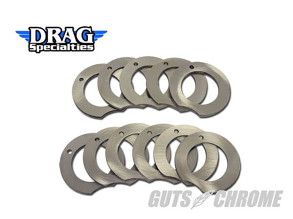 Drag Specialties ドラッグスペシャリティーズ DS-194056 フライホイール スラストワッシャーセット .060-.102 ガッツ クローム ds-194056｜バイクマン　店 10,212円