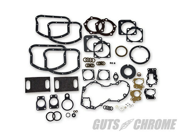 James Gaskets ジェームズ ガスケット JGI-17028-48 パンヘッド用 エンジンコンプリートガスケットキット ガッツ クローム jgi-17028-48