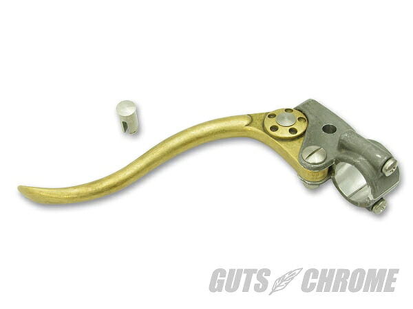 KUSTOM TECH K-Tech KUS-20-550 クラッチレバー ブラス/アルミRaw ガッツ クローム kus-20-550|バイクマン 店