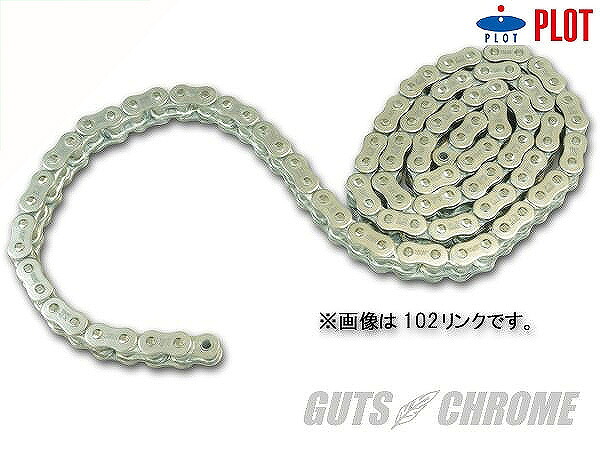 GUTS CHROME ｶﾞｯﾂ ｸﾛｰﾑ 2700-2052 PB Oﾘﾝｸﾞ530ﾁｪｰﾝ 110ﾘﾝｸ ｶﾞｯﾂ ｸﾛｰﾑ｜バイクマン　店