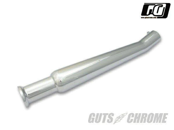 GUTS CHROME ガッツクローム 8500-0905 トランペットマフラー 差込口45mm アップ右出用