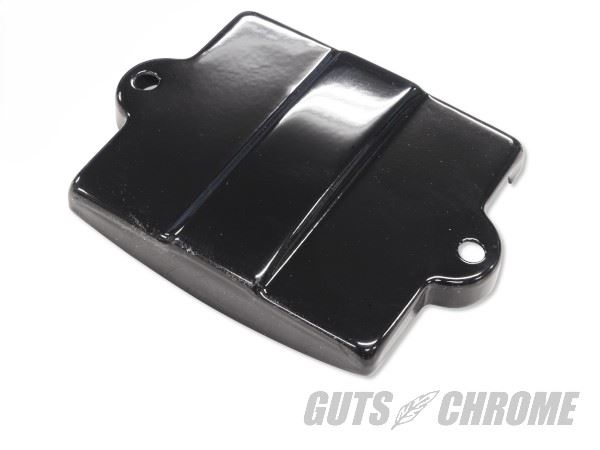 V-TWIN 42-0760 6Vバッテリートップカバー グロスブラック 36-64年ビッグツイン 外装 パーツ