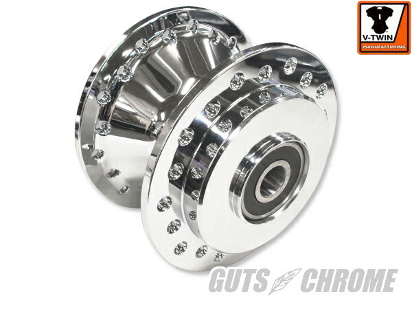 ガッツクローム 45-0532 V-TWIN フロント ナローアルミハブ ダブルディスク XL FXD
