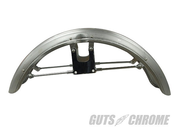 ガッツクローム 50-0789 V-TWIN レプリカフロントフェンダースチール RAW ショベルFX XL FXR 19インチ用|バイクマン 店