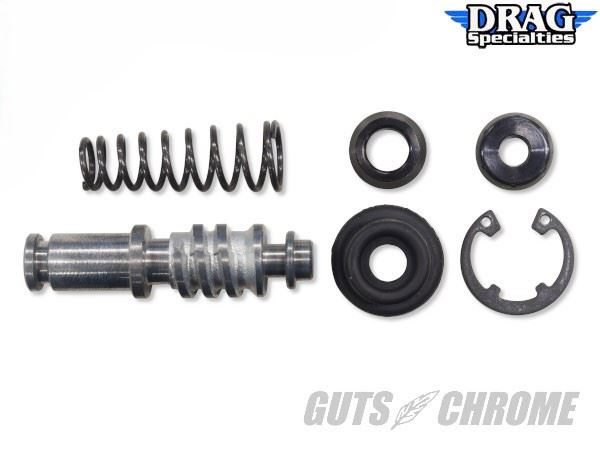 Drag Specialties 1731-0417 フロントマスターリビルドキット 7/16”ボア径 XL シングルディスク バイク