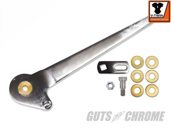 V-TWIN 21-0125 ジョッキーシフトレバー クローム 4速ロータリートップトランスミッション バイク