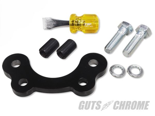 AUTHENTIC MARKET BR-017 スプリンガー用ハンドルライザー オフセットブラケット 35mm バイク｜バイクマン　店