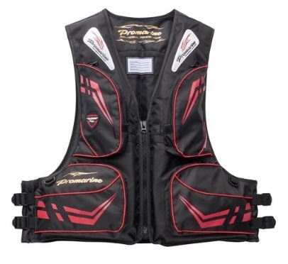 プロマリン WFA014 フローティングベストFX BKRD/ブラックレッド フリーサイズ 救命胴衣 釣具 つり フィッシング