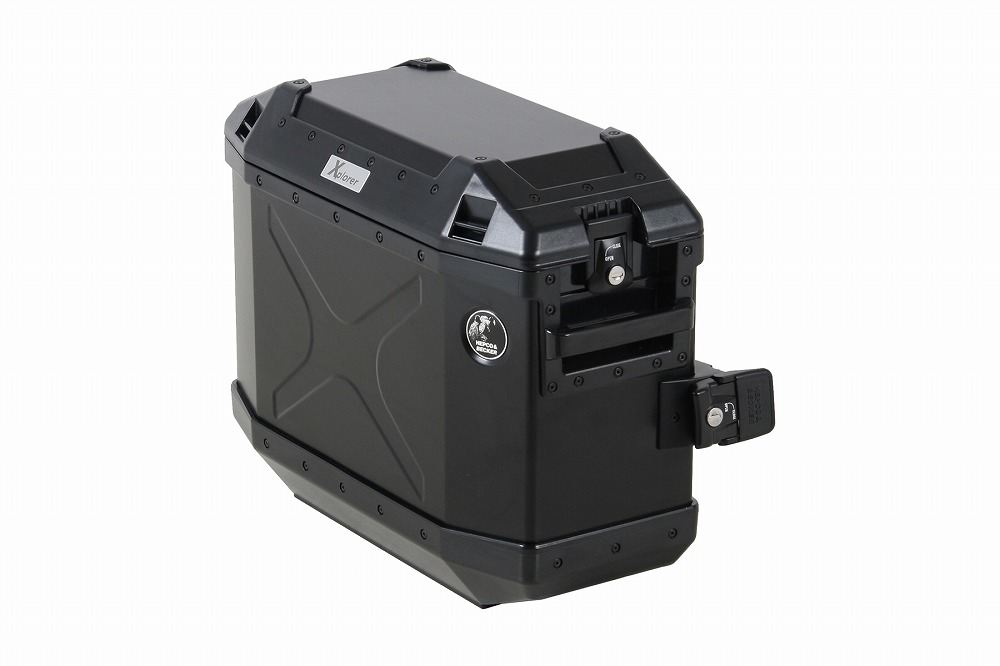 ヘプコ&ベッカー 610213-00-01 サイドケース XPLORER/エクスプローラー ブラック 30L 左側 サイドバッグ 鞄 カバン HEPCO&BECKER