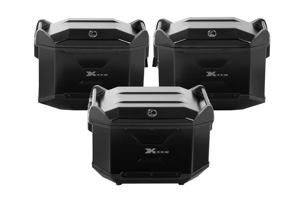 ヘプコ&ベッカー HBS-XCD-ALL-DB 3BOXセット XCEED/エクシード ブラック トップ45L/サイド38L トップケース サイドケース ボックス 収納 HEPCO&BECKER