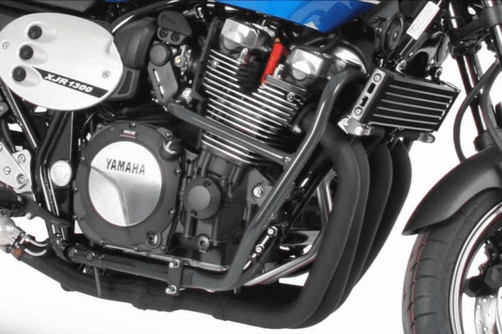 ヘプコ&ベッカー 501409-00-01 エンジンガード ブラック XJR1200/1300 保護 外装 パーツ HEPCO&BECKER