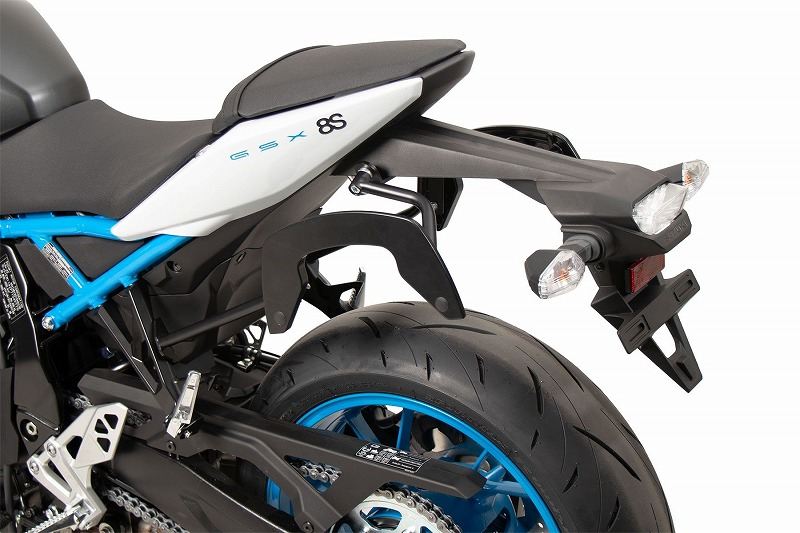 ヘプコ&ベッカー 6303551-00-01 C-Bowサイドキャリア ブラック GSX-8S/R バッグ ケース ホルダー ステー 取付パーツ HEPCO&BECKER｜バイクマン　店