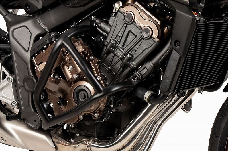 ヘプコ&ベッカー 5029547-00-01 エンジンガード ソリッド ブラック CB650R 保護 外装 パーツ HEPCO&BECKER|バイクマン 店
