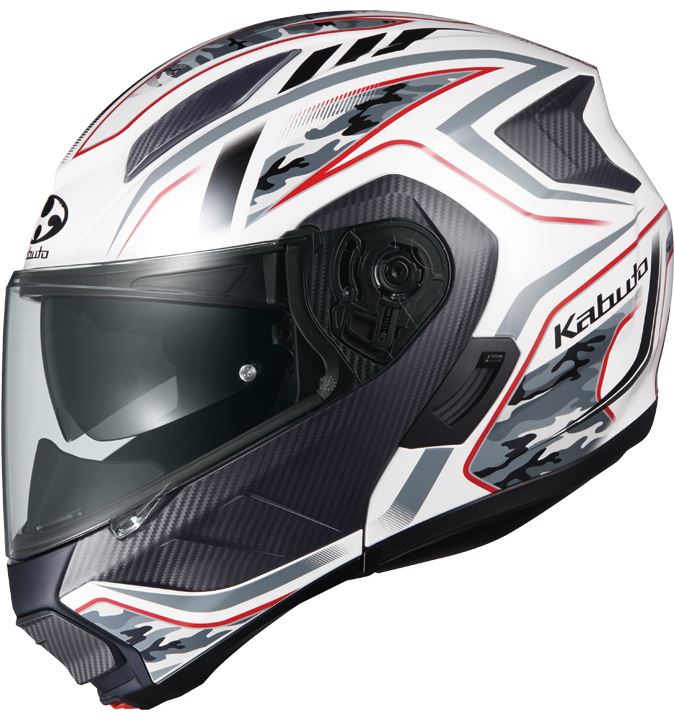 OGK RYUKI ENERGY リュウキ エナジー ホワイトレッド Mサイズ システム ヘルメット 軽量 SG(自動二輪車用) KABUTO カブト 26,289円