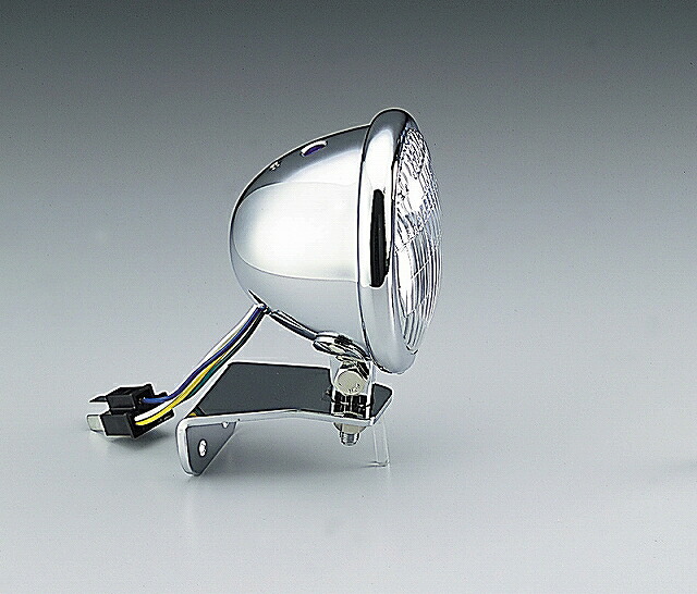 ハリケーン HA5603CR 4.5マルチリフレクターヘッドライトキット クリアレンズ ベーツタイプ SR400('10 FI).SR400/500('88/8-'08) ハリケーン ha5603cr