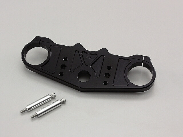 ハリケーン HT0641B-10 ジュラルミン トップブリッジ ブラックアルマイト バーハンドル用 ZZR1400 ABS車取付可 ハリケーン ht0641b-10