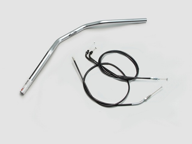 ﾊﾘｹｰﾝ H026-042C ｽｰﾊﾟｰﾊﾞｲｸLOW ﾊﾝﾄﾞﾙｷｯﾄ ﾊﾝﾄﾞﾙｾｯﾄ ｸﾛｰﾑﾒｯｷ CB400SB(14-16 ABS車)