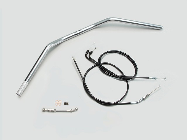 ﾊﾘｹｰﾝ H027-043C ﾄﾗｯｶｰLOW ﾊﾝﾄﾞﾙｷｯﾄ ﾊﾝﾄﾞﾙｾｯﾄ ｸﾛｰﾑﾒｯｷ CB400SF VTEC Revo(14-16 ABS車)