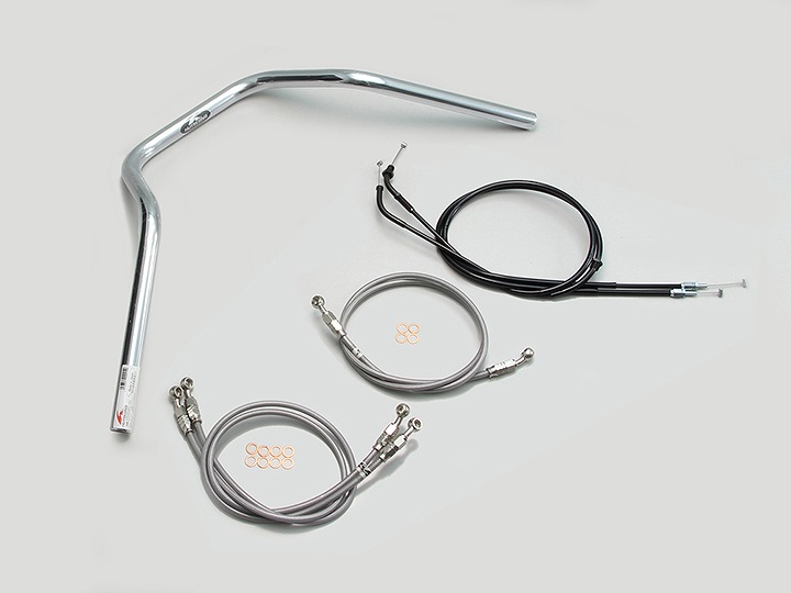 ハリケーン H038-048C ナロー4型 ハンドルセット クロームメッキ CB1300SB ハンドルバー