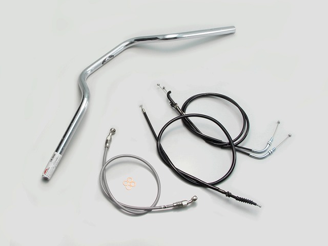 ﾊﾘｹｰﾝ H714-072C ﾖｰﾛﾋﾟｱﾝ3型 ﾊﾝﾄﾞﾙｷｯﾄ ﾊﾝﾄﾞﾙｾｯﾄ ｸﾛｰﾑﾒｯｷ Z250(13-14 ABS無し車)