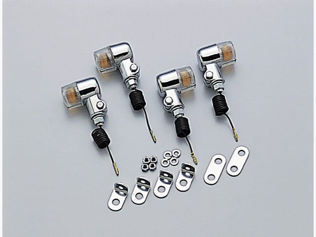 ﾊﾘｹｰﾝ HA5705C-02 ﾐﾆｳｲﾝｶｰｷｯﾄ ｸﾘｱﾚﾝｽﾞ 12V10W×4個 ﾓﾝｷｰ/ｺﾞﾘﾗ (78-07) ※6V車はﾊﾞﾙﾌﾞ交換が必要