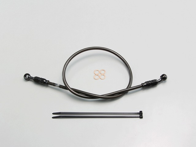 ﾊﾘｹｰﾝ HB7M085SB SURE SYSTEM LINE ﾌﾞﾚｰｷﾎｰｽ ﾒｯｼｭ Mﾀｲﾌﾟ ﾌﾞﾗｯｸ 長さ85cm ﾌﾙ･ｽﾃﾝﾚｽ製