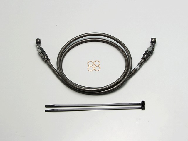 ﾊﾘｹｰﾝ HB7P155SB SURE SYSTEM LINE ﾌﾞﾚｰｷﾎｰｽ ﾒｯｼｭ Pﾀｲﾌﾟ ﾌﾞﾗｯｸ 長さ155cm ﾌﾙ･ｽﾃﾝﾚｽ製