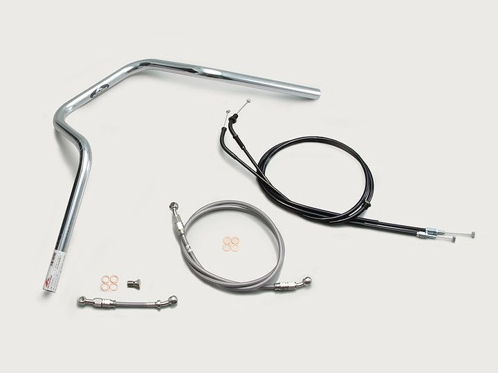 ハリケーン H029-069C ハンドルセット POLICE 5型 クロームメッキ CB1300SF'10-13 ABS車|バイクマン 店