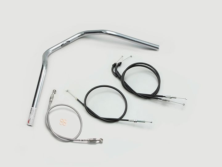 ハリケーン H032-047C ハンドルセット ナロー3型 クロームメッキ CB250R ABS無車