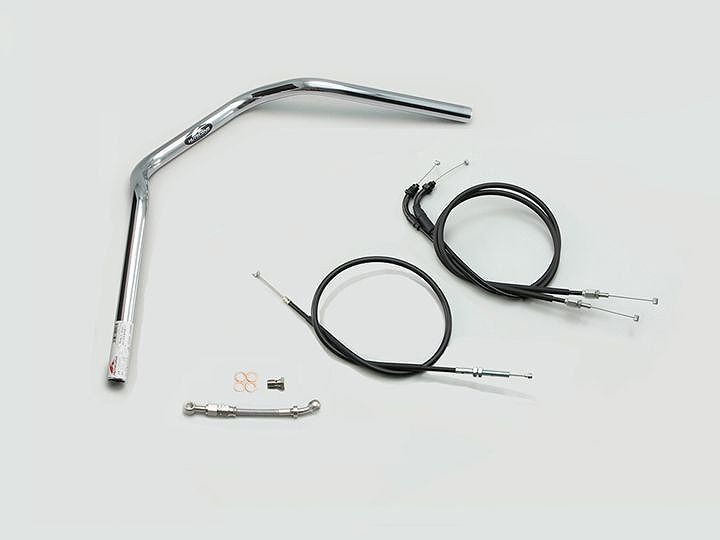 ハリケーン H033-046C ハンドルセット ナロー2型 クロームメッキ CB125R