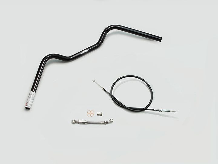 ハリケーン H033-065B ハンドルセット フォワードコンチ1型 ブラック CB125R|バイクマン 店