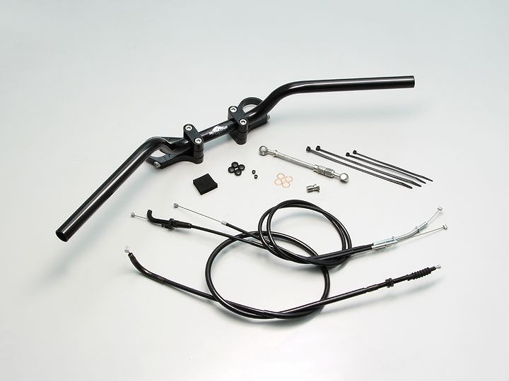 ハリケーン HBK694BS バーハンドルキット BMコンチ3型 ブラック ニンジャ250 ニンジャ400|バイクマン 店