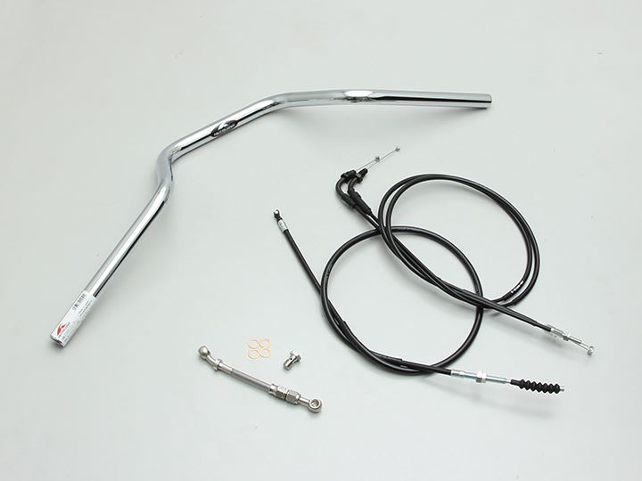 ハリケーン H041-072C ヨーロピアン3型 ハンドルセット クロームメッキ GB350 バイク｜バイクマン　店