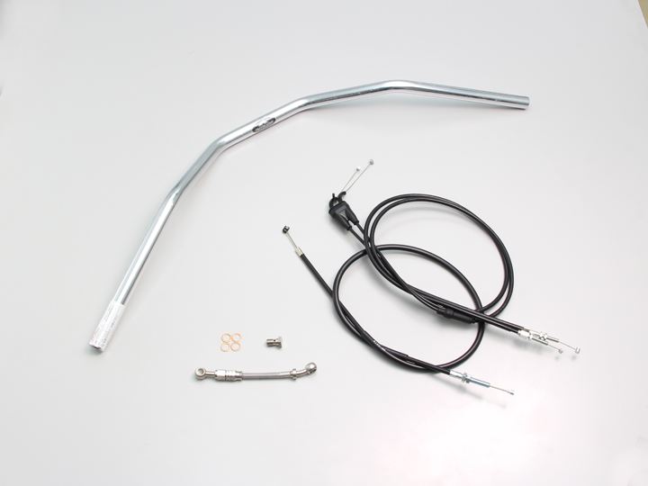 ハリケーン H309-032C スーパートラッカー ハンドルセット クロームメッキ XSR125 ABS バーハンドル ケーブル/ホース付 バイク 二輪車 パーツ HURRICANE