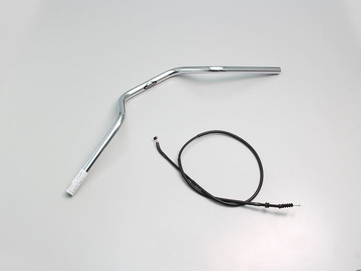 ハリケーン H719-072C ヨーロピアン3型 ハンドルセット クロームメッキ Z650RS バーハンドル ケーブル/ホース付 バイク 二輪車 パーツ HURRICANE