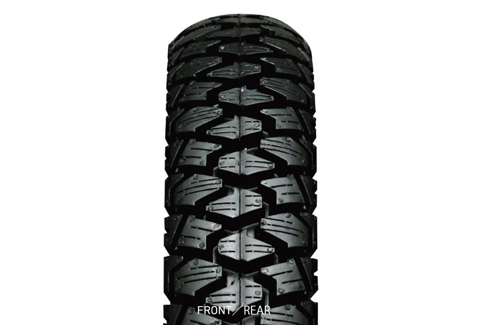 IRC 10132F SN12 スノータイヤ 2.50-17 38L WT フロント/リア 1本 スタッドレス 雪道 冬用 サイプ入り バイク 二輪車 井上ゴム
