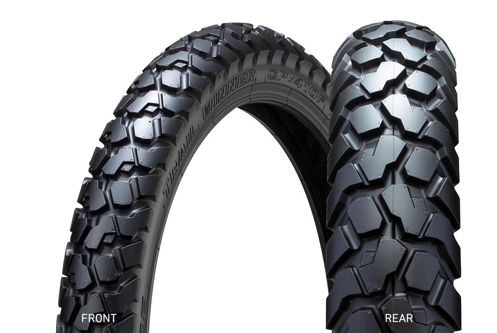 IRC 111391 GP-410 120/90-16 M/C 63P リア WT 1本入り トレール タイヤ オフロード オンロード|バイクマン 店