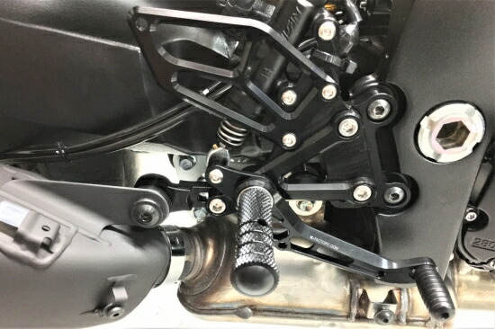 KファクトリーライディングステップメタリックシルバーKATANA刀かたな263MZBR140Nケイファクトリー
