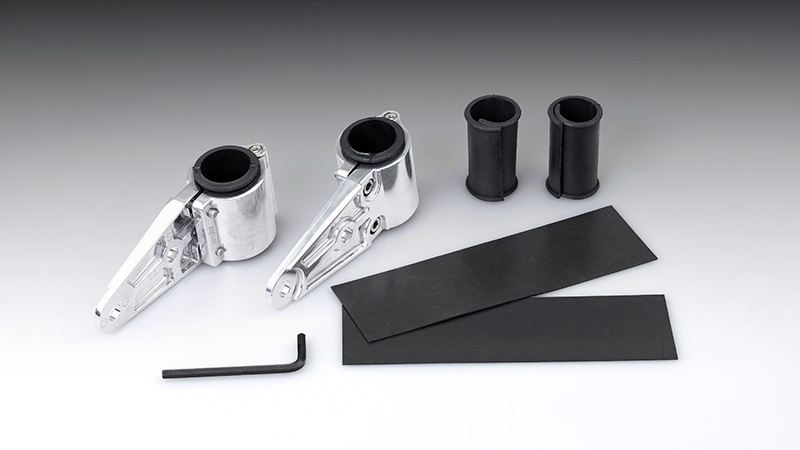 キジマ 205-0141S ヘッドライトステー アルミダイキャスト バレル仕上げ 28-39mm フロントフォーク用 取付パーツ KIJIMA