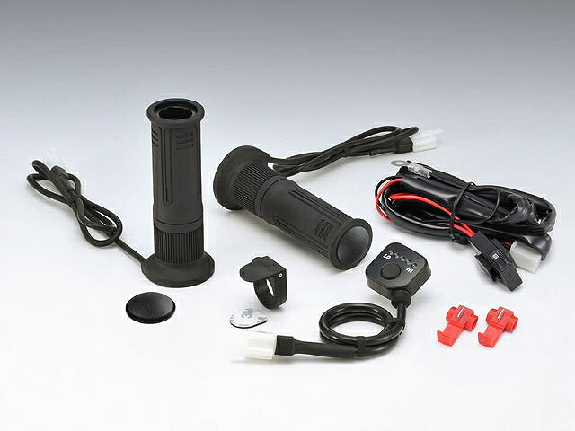 キジマ KIJIMA 304-8204 グリップヒーター ホットグリップ GH08 22.2mm 130mm プッシュスイッチ キジマ KIJIMA 304-8204