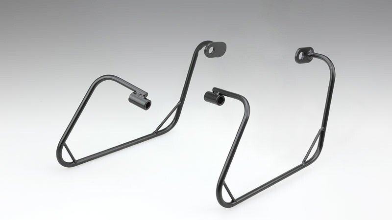 キジマ 210-4963 バッグサポート ブラック 黒 左右セット SUPERCUB サイドバッグ 荷台 リア ツーリング 鞄