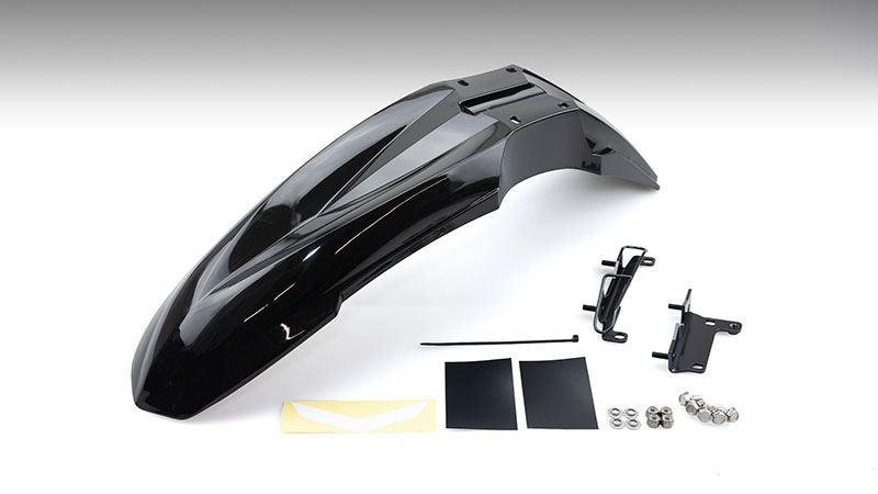 キジマ 206-9901 フロントフェンダー アップタイプ ブラック CT125 ハンターカブ 外装 オフロード｜バイクマン　店