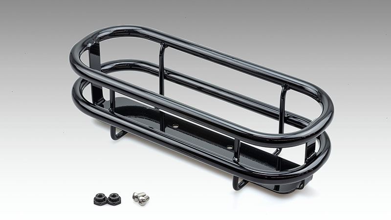 キジマ 210-2785 フロント キャリアラック ブラック 幅370×奥行130×高さ120mm クロスカブ50/110 荷台 荷物置き カゴ バスケット|バイクマン 店