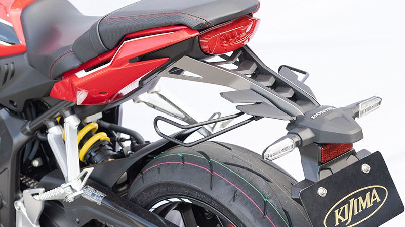 キジマ 210-4766 バッグサポート ブラック ガード本体 CBR650R/CB650R サイドバッグ装着 取付パーツ