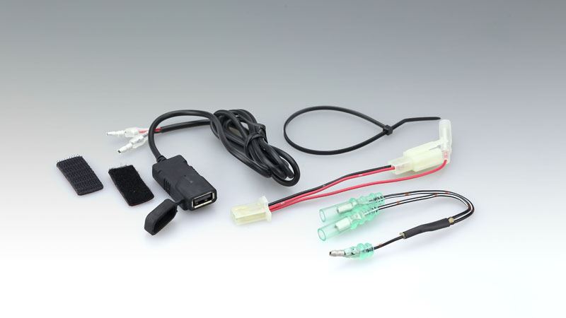 キジマ 304-6301A USBポートキット 44×20×13mm スーパーカブ110/プロ110/クロスカブ110 スマホ ナビ 充電 パーツ